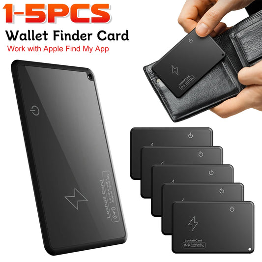 Wireless Charging Wallet Tracker Card - Apple Find My Compatible