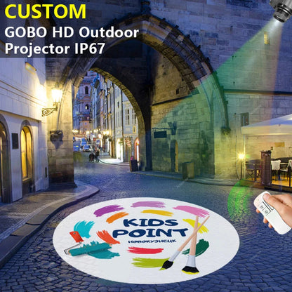 Custom HD Logo Projection Lamp - Indoor & Outdoor Waterproof